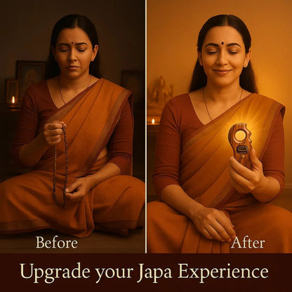 Wooden Tulsi Jaap Counter