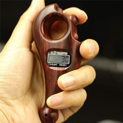 Wooden Tulsi Jaap Counter