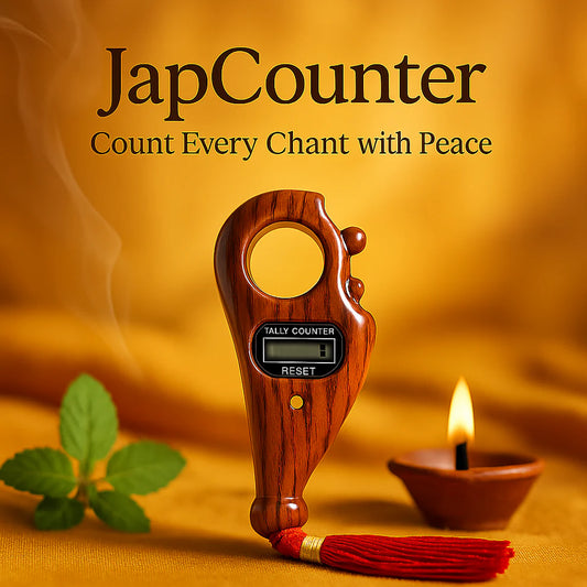 Wooden Tulsi Jaap Counter